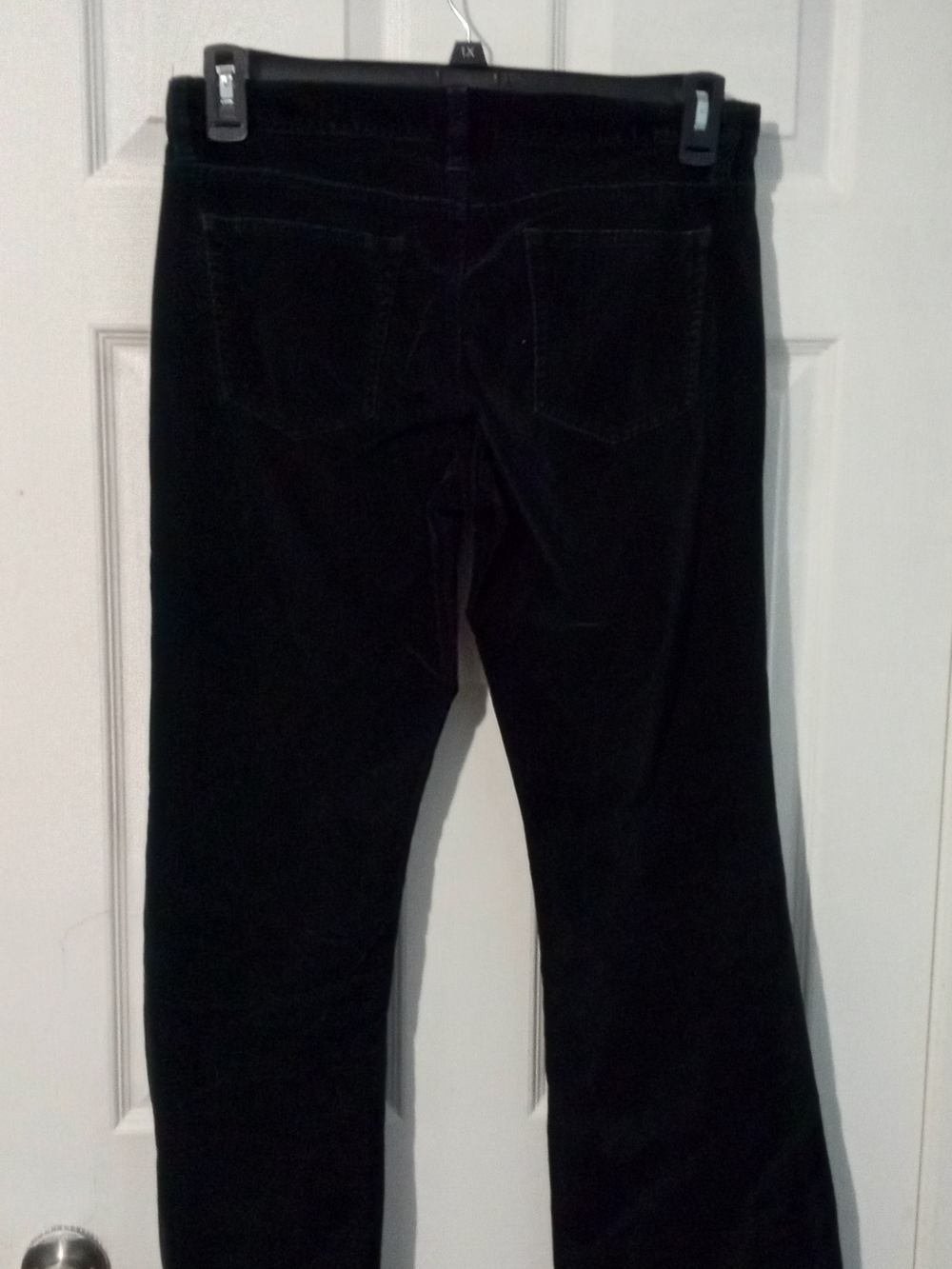 GAP Black Velvet Boot Cut Velvet Pants - Picture 4 of 5